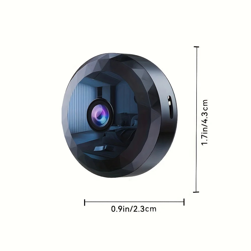 Mini WiFi Security Camera with Night Vision & Motion Detection