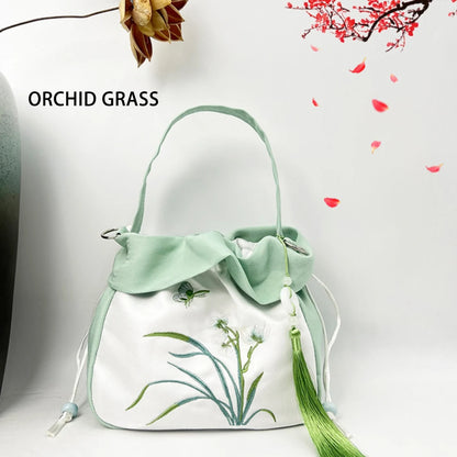 Ladies' Handbags Featuring Han Elements, Ancient-Style Embroidery, Hanfu Bags and Cheongsam Bags, Festival Gift Bags