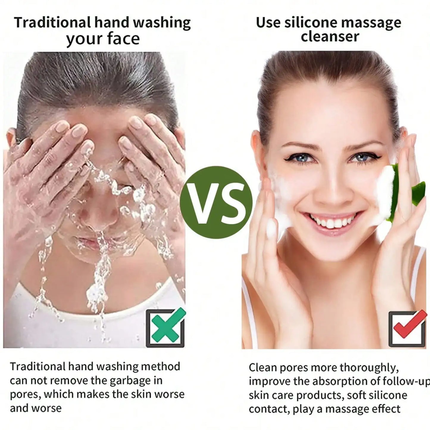 Silicone Facial Cleansing Brush