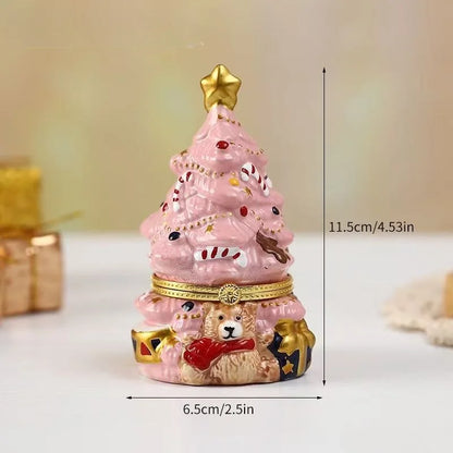 Christmas Tree Jewellery Trinket Box