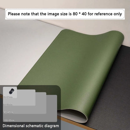Large PU Leather Desk Mat & Mouse Pad