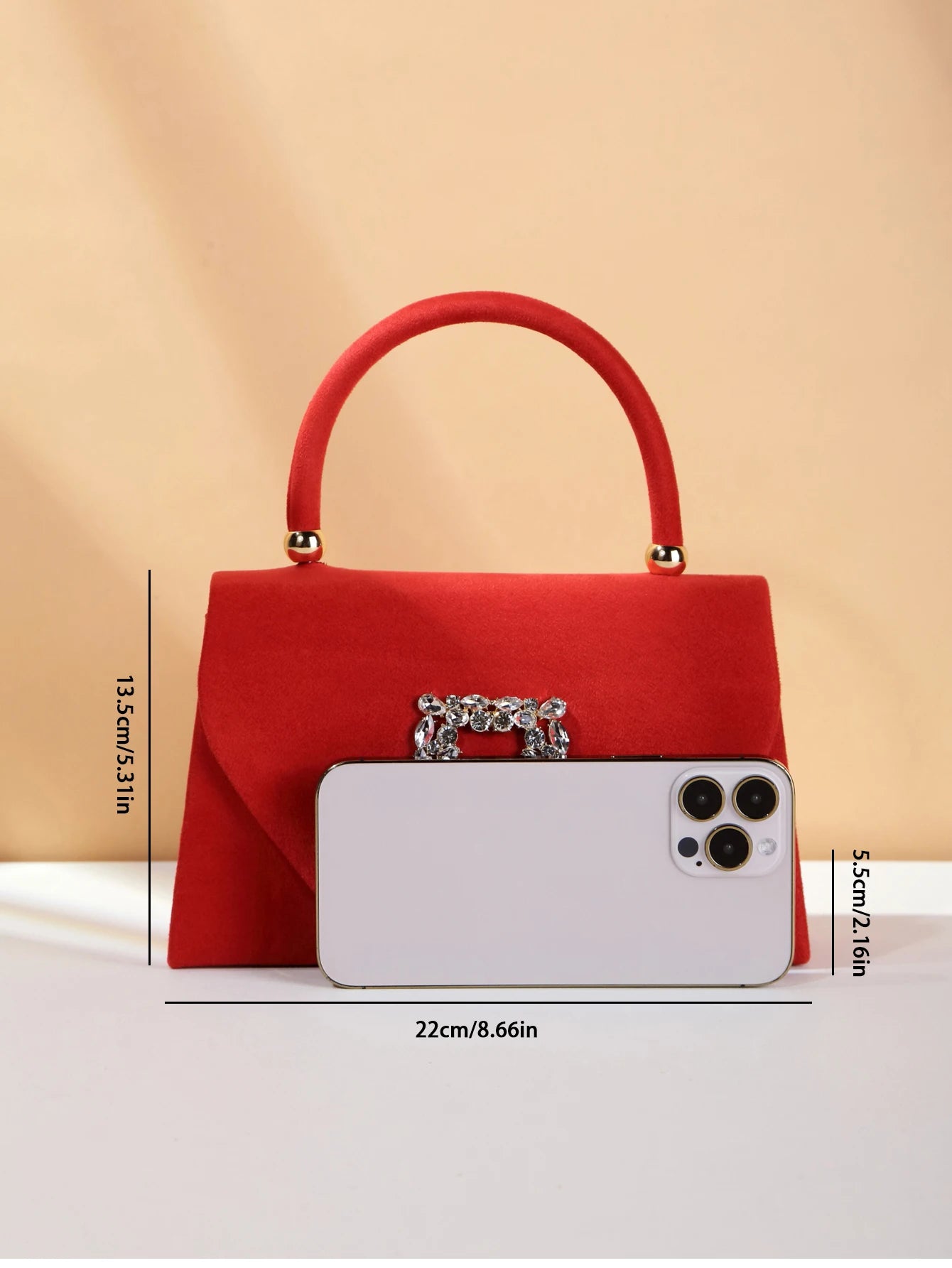Velvet Evening Clutch Handbag