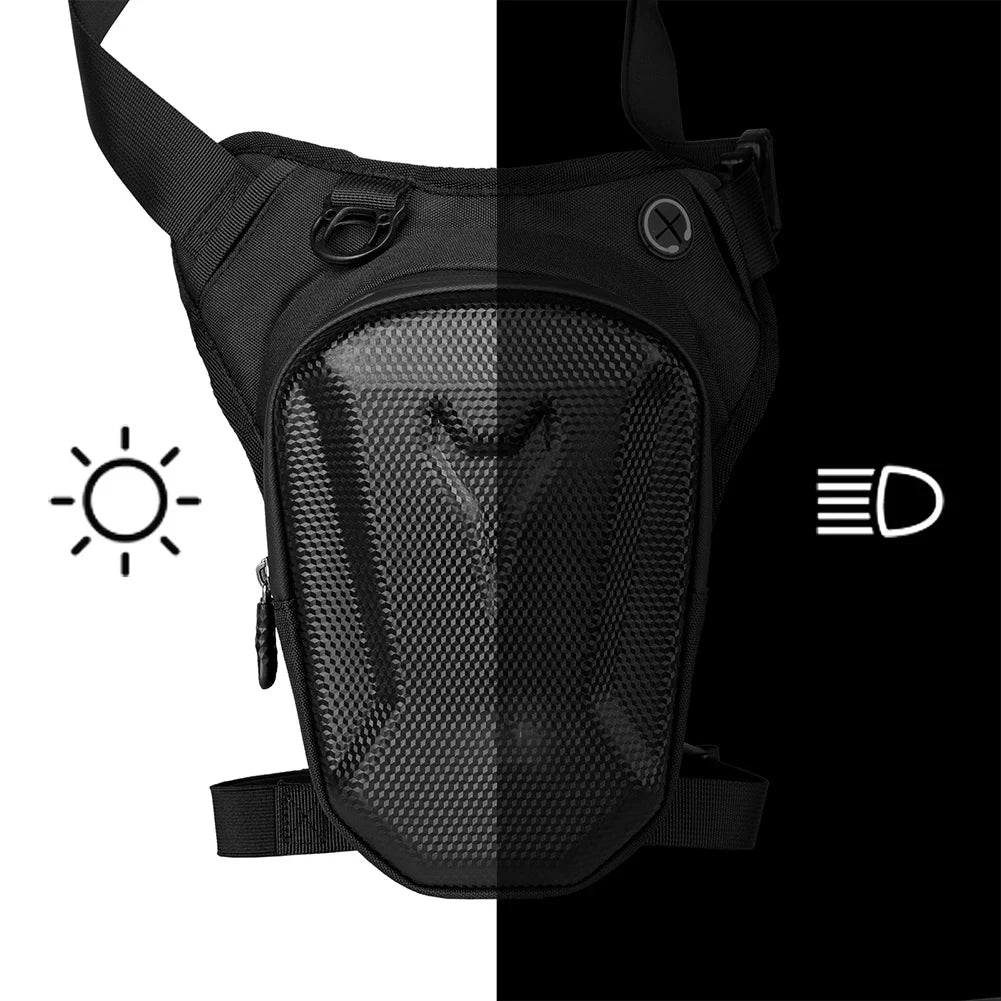 Motorcycle Leg Bag with EVA Hard Shell