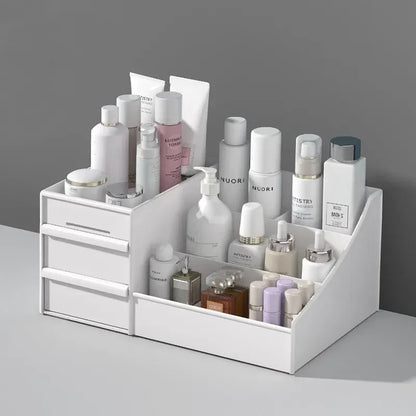 Desktop Makeup & Cosmetics Storage Organizer with Drawer