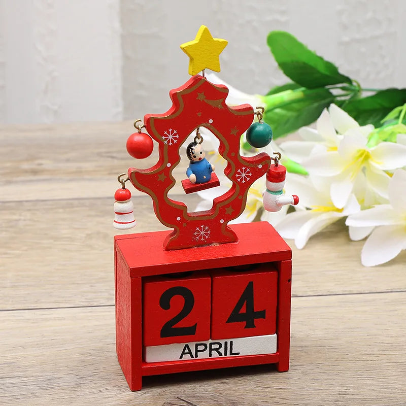 Wooden Christmas Countdown Calendar