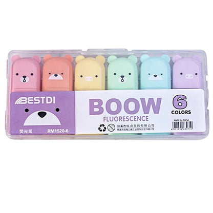 Cute Mini Pastel Highlighter Pen Set