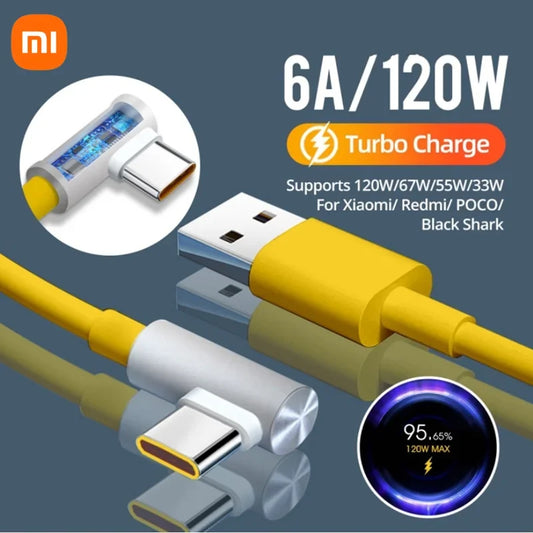 Original Xiaomi 120W 6A USB Type C