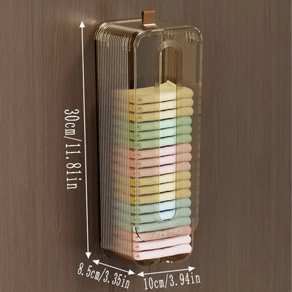 Wall-Mounted Underwear & Sock Storage Organiser