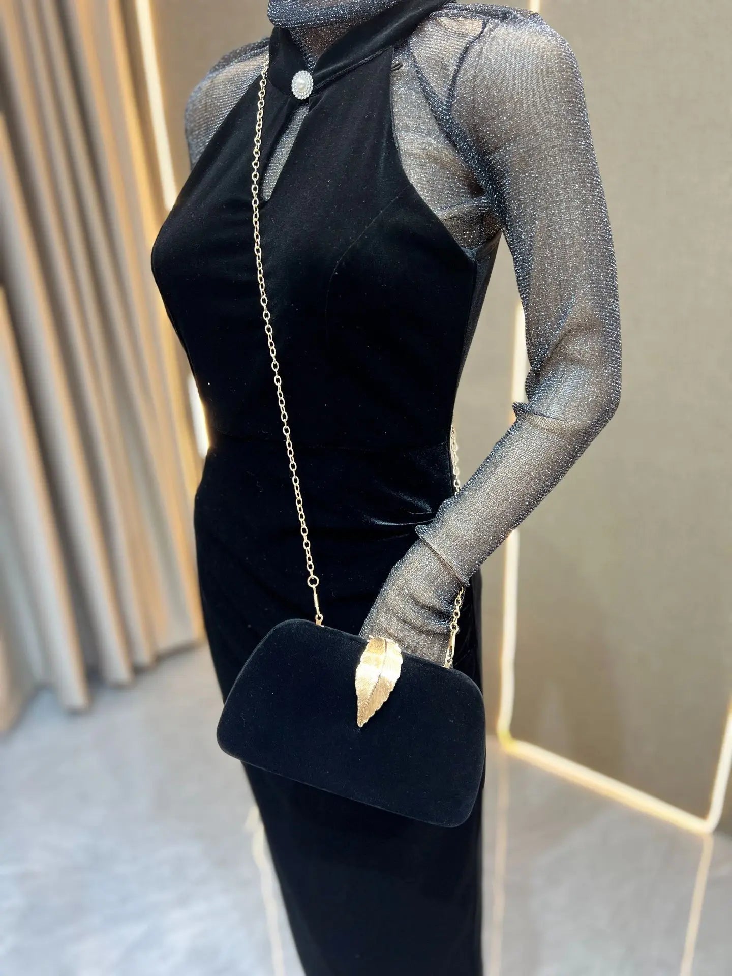 Velvet Evening Clutch Bag