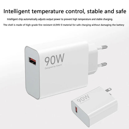Xiaomi 90W HyperCharge Fast Charger with USB-C Cable