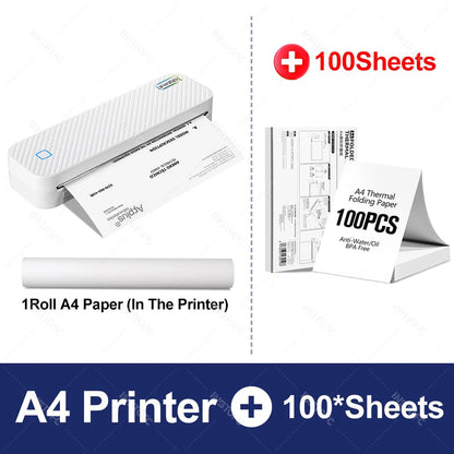 Portable A4 Bluetooth Thermal Printer