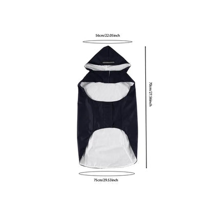 Waterproof Hooded Dog Raincoat