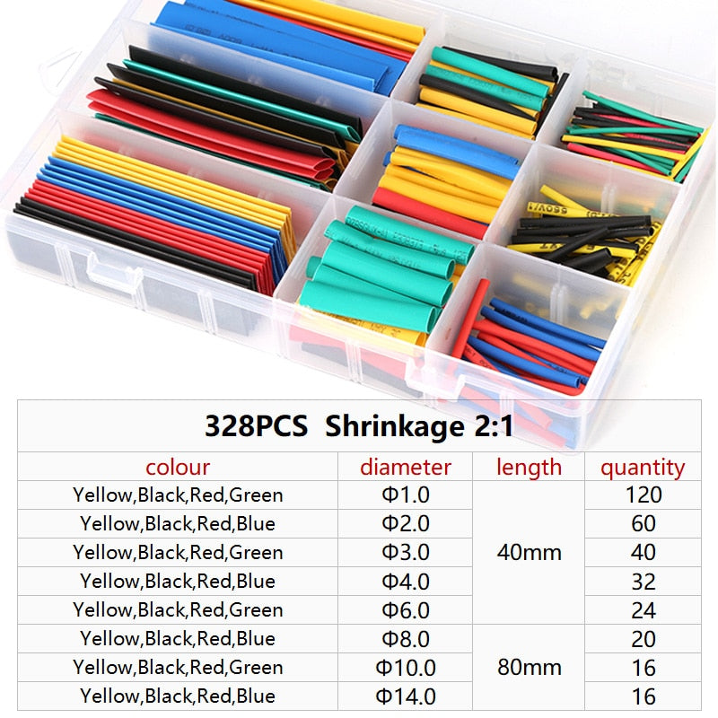 Thermoresistant Tube heat shrink tubing kit