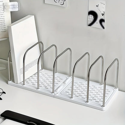 Minimalist Desktop File Organizer Rack