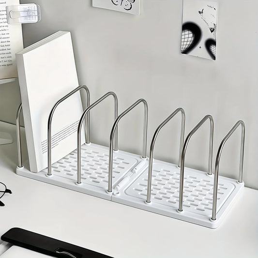 Minimalist Desktop File Organizer Rack