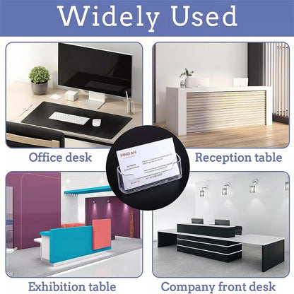 Clear Acrylic Business Card Holders for Desk