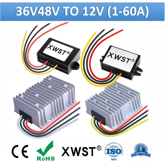 XWST DC 36V/48V to 12V Step-Down Buck Converter