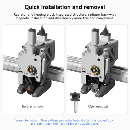 Bambu Lab A1 & A1 Mini Hotend Kit with Hardened Steel Nozzle