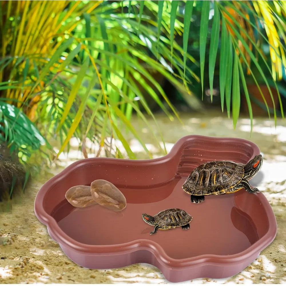 Reptile Bathing Pool with Ramp