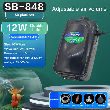 SOBO Silent Aquarium Air Pump