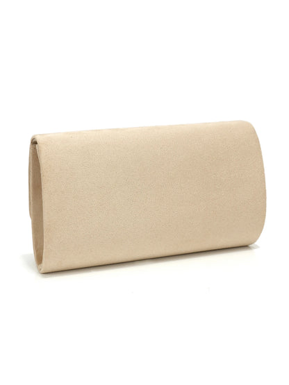 Velvet Envelope Evening Clutch Bag with Chain Strap