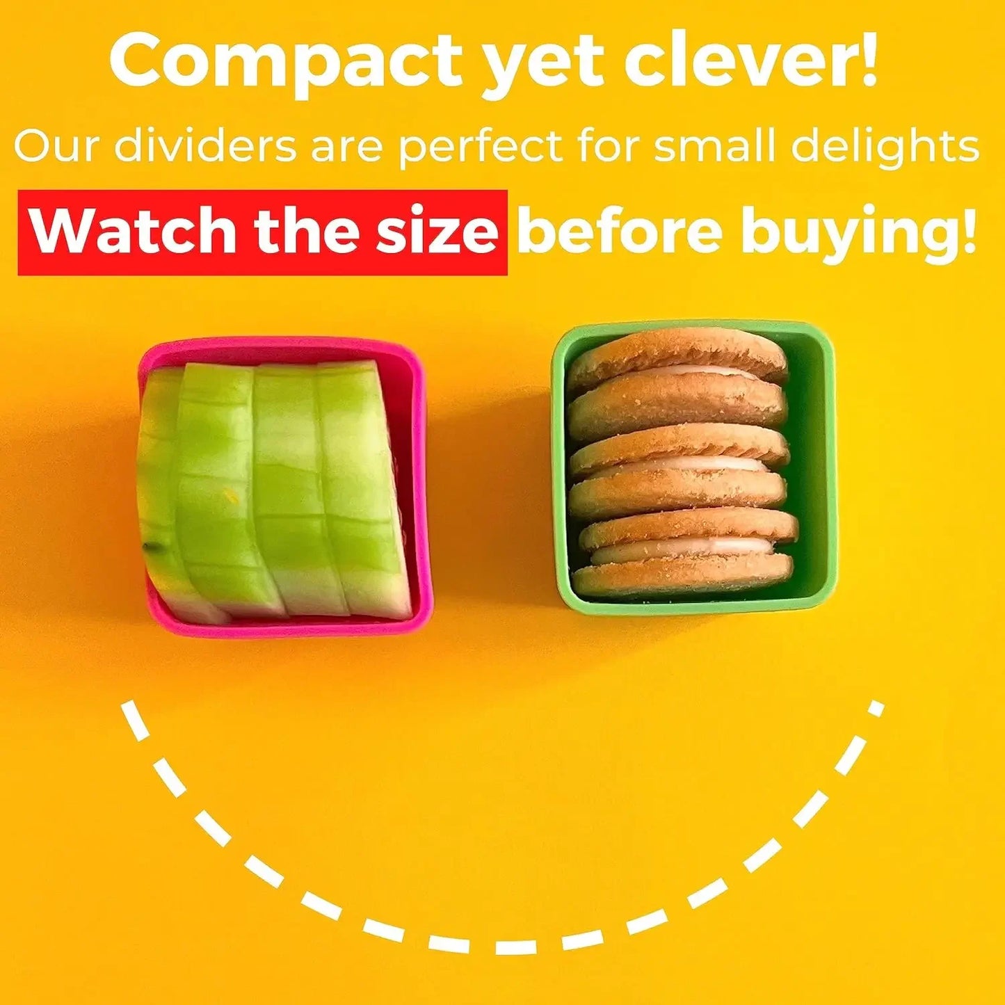 Reusable Silicone Lunch Box Food Dividers