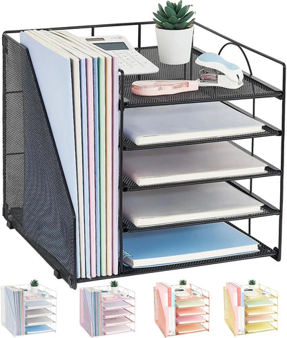 Multi-Layer Document & Paper Storage Rack