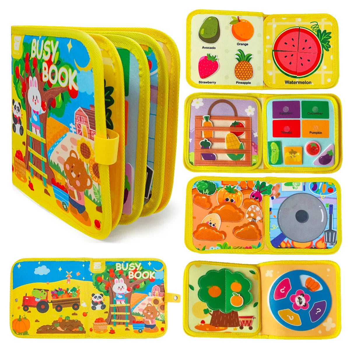 Felt Busy Book for Toddlers