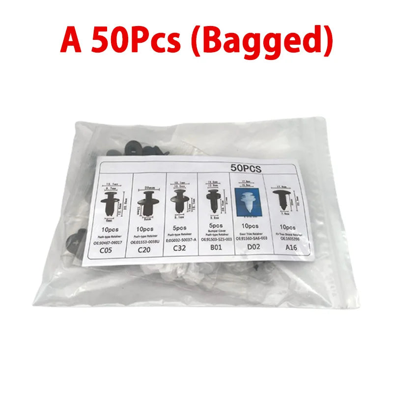 Universal Car Trim Clip Fastener Kit