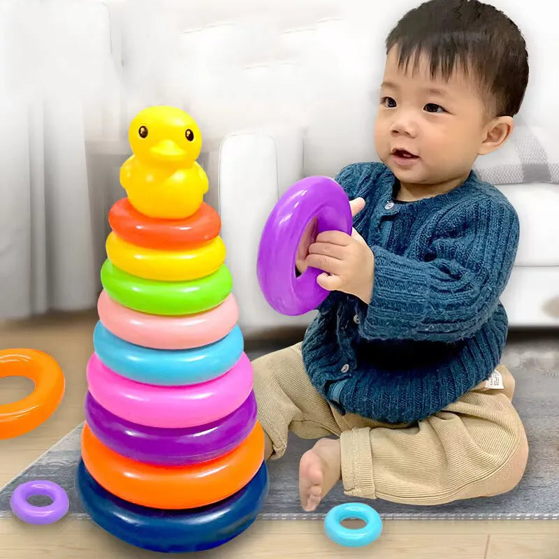 Montessori Baby Toy Rolling Ball Tower