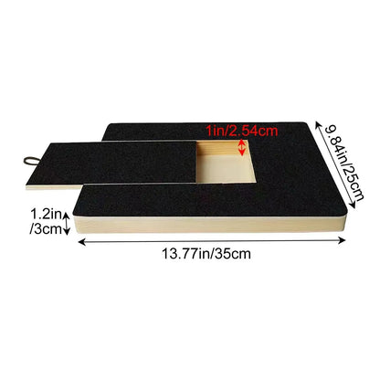 Wooden Dog Nail Scratching Board with Treat Box