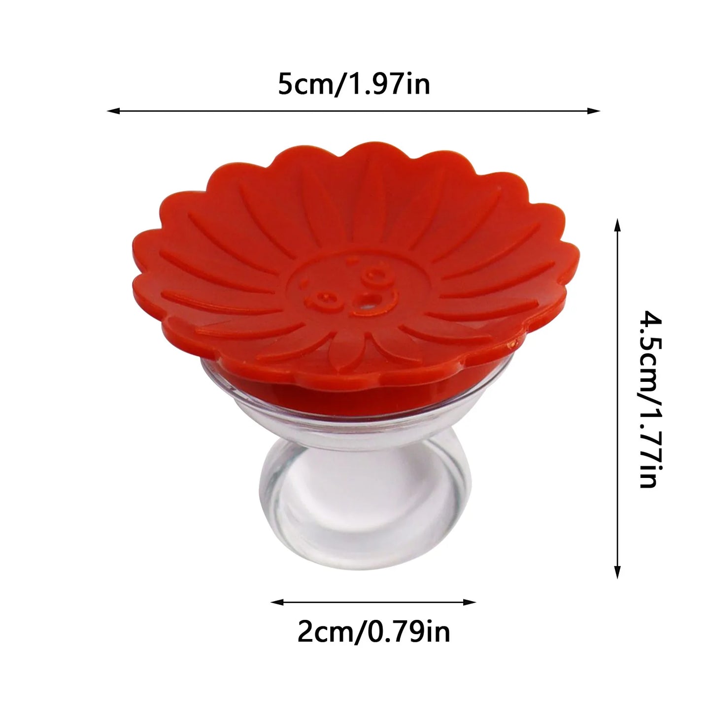 Flower Hummingbird Ring Feeder