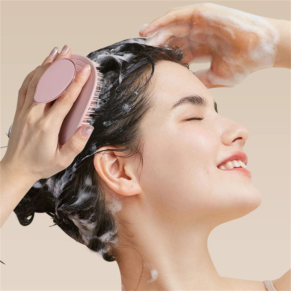 Leaf Shape Scalp Massage Shampoo Brush
