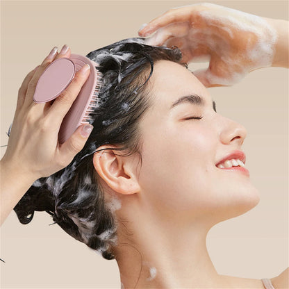 Leaf Shape Scalp Massage Shampoo Brush