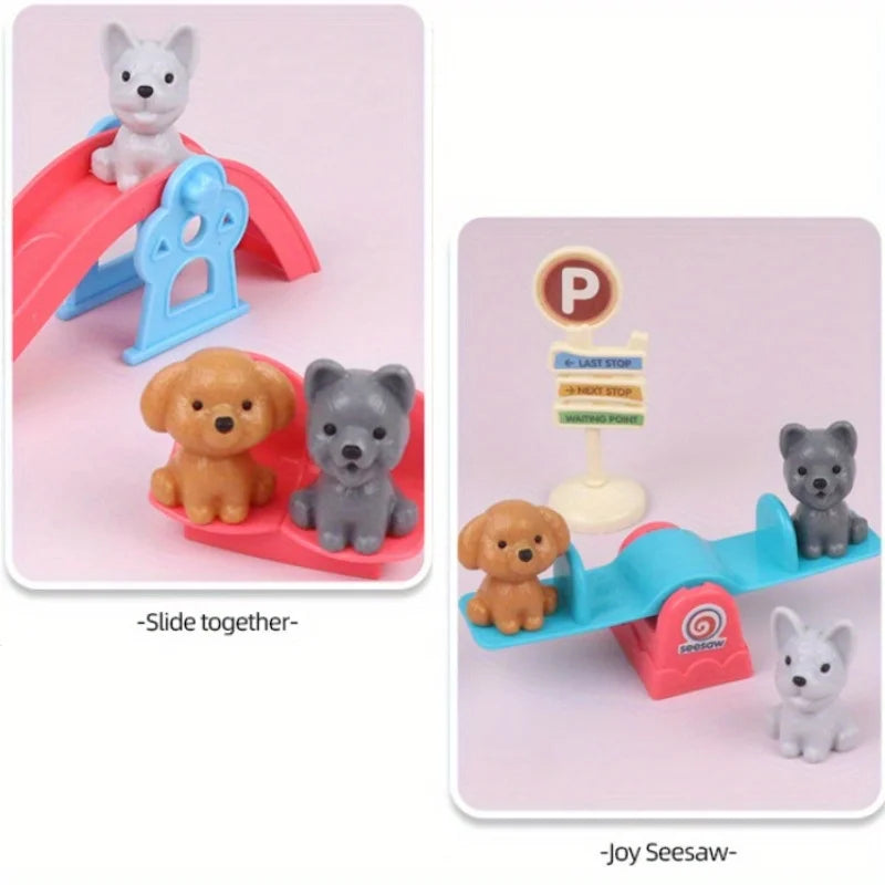 Cute Pet Basket Family Toys