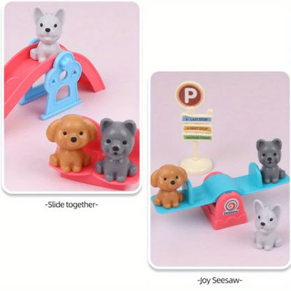 Cute Pet Basket Family Toys