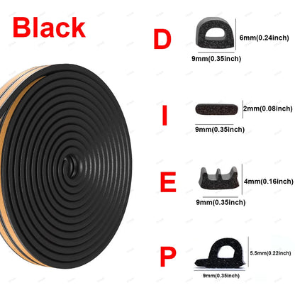 Self-Adhesive EPDM Door & Window Weather Seal Strip
