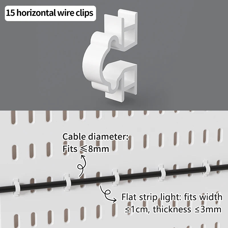 Adjustable Desktop Pegboard Organizer