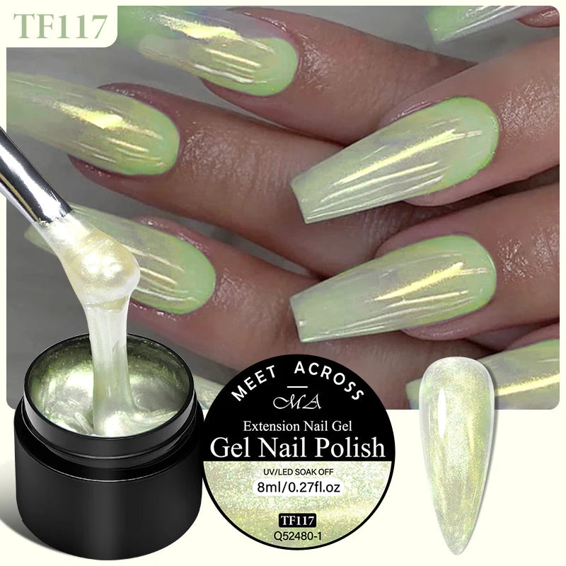 MEET ACROSS 8ML Aurora Extension Gel Polish