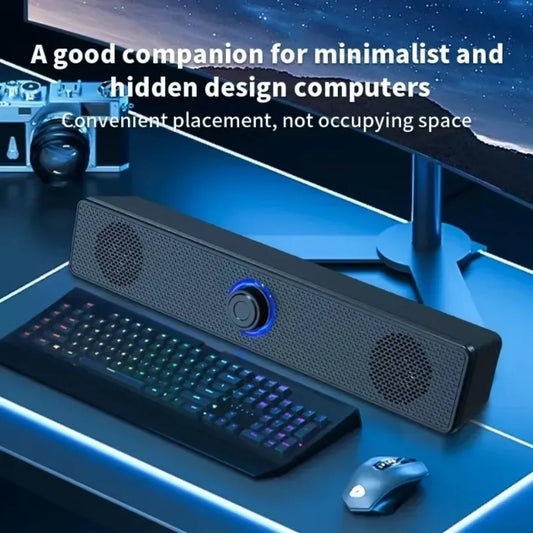 VIKEFON Bluetooth Soundbar Speaker for TV & PC