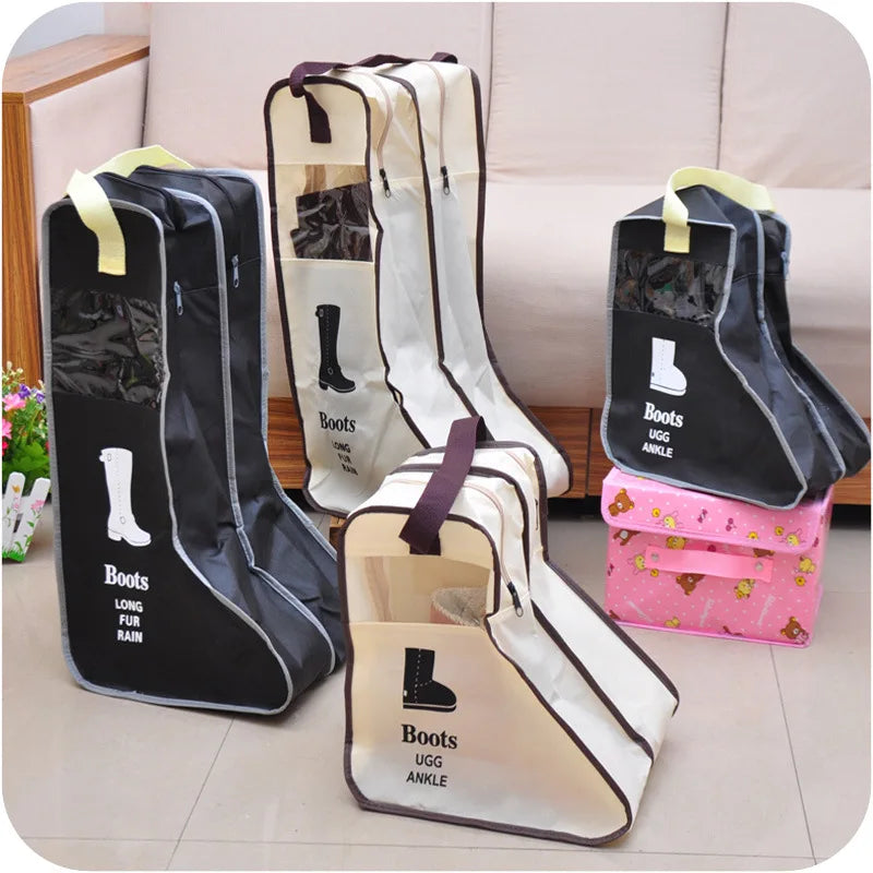 Long Boot & Shoe Storage Bag with Zipper