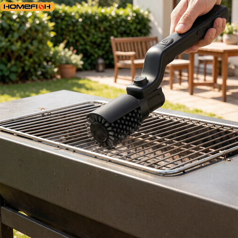 Heavy-Duty Barbecue Grill Cleaning Brush