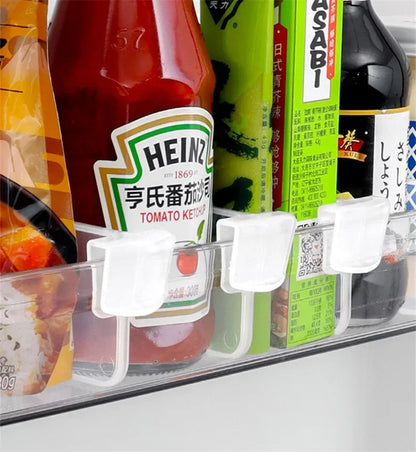 Adjustable Refrigerator Storage Divider Clips