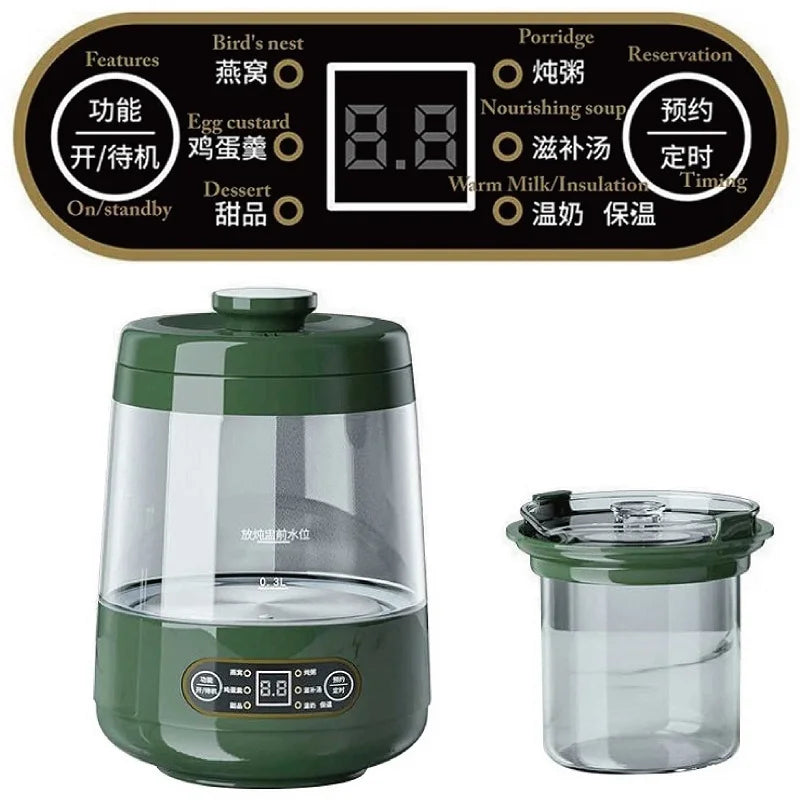 Portable Glass Stew Pot