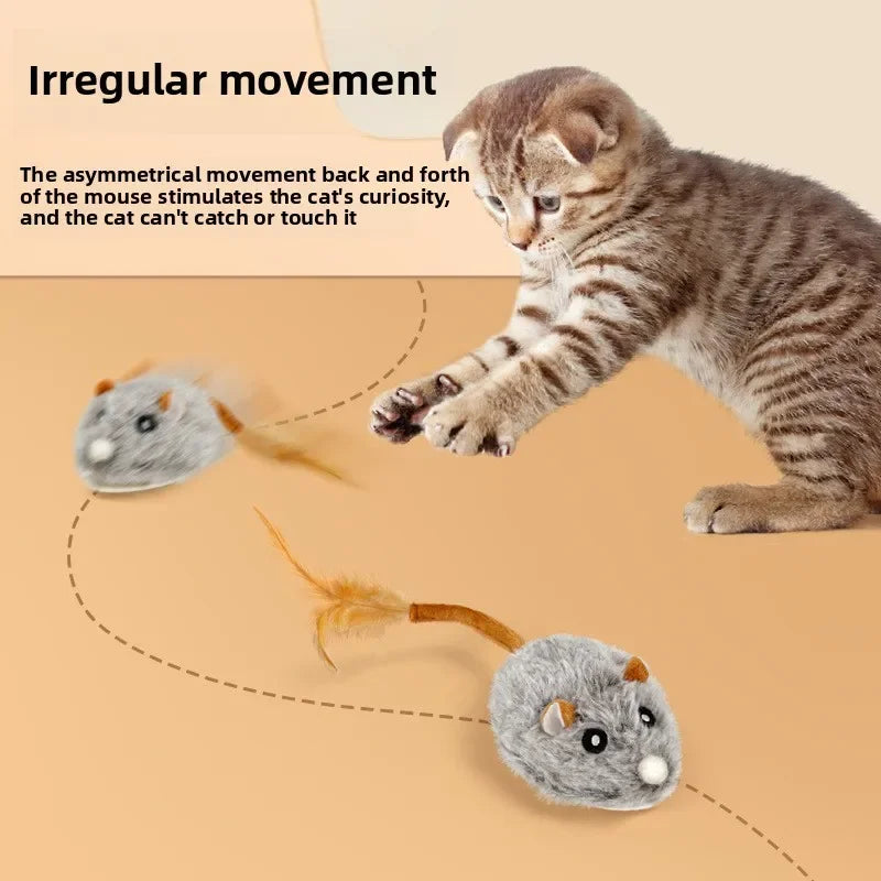 Interactive Moving Mouse Cat Toy
