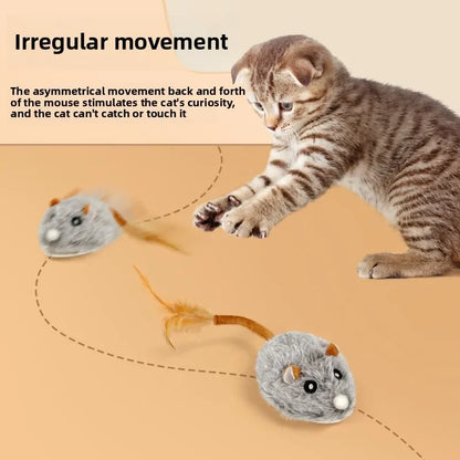 Interactive Moving Mouse Cat Toy
