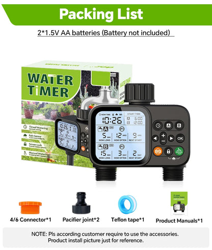 Smart 2-Zone Irrigation Water Timer