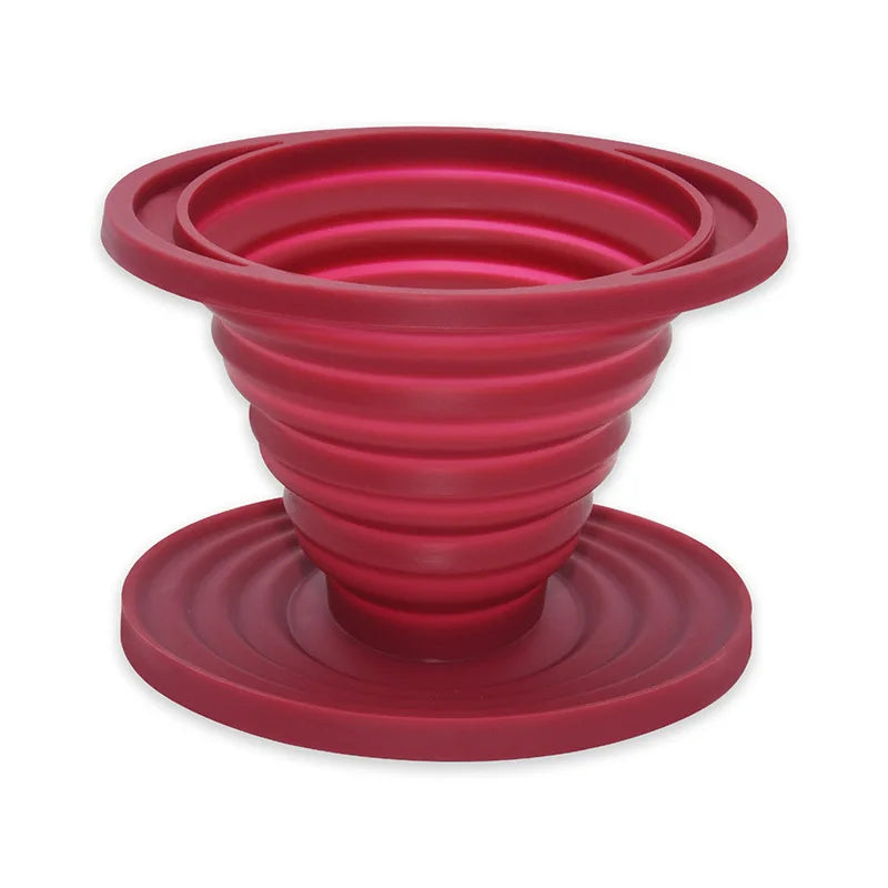 Collapsible Silicone Pour Over Coffee Dripper