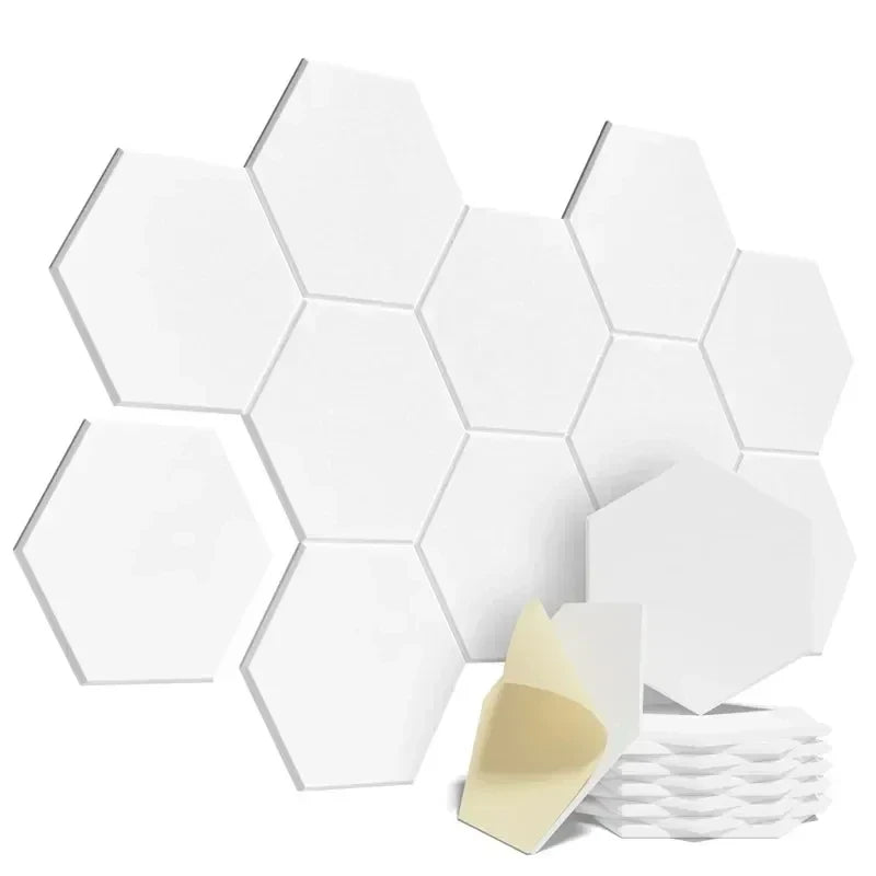 Hexagonal Self-Adhesive Acoustic Wall Panels