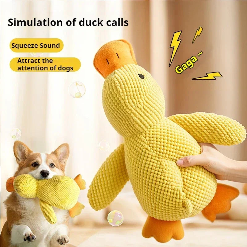 Calming Duck Plush Dog Toy